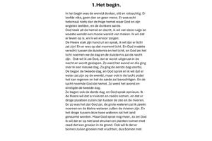 Kinderbijbel nieuw uitgebracht deel 1