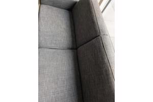 Bank set (antraciet / grijs stof) 3 zits en 2 zits