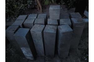 Stapelblokken tuin grijs 15x15x60 cm