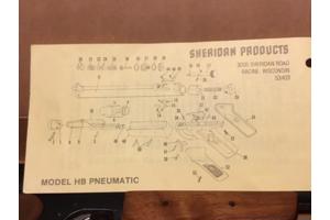 Benjamin-Sheridan Pomp pistool  Kaliber 20  5 mm