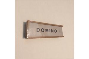 Klassieke Domino spel in houten doos bordspel