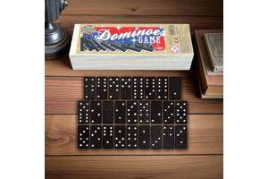 Klassieke Domino spel in houten doos bordspel