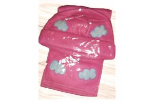 Winter fleece set kinderen roze one size