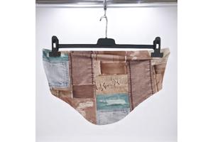 2 delig setje bandeau top + rok L