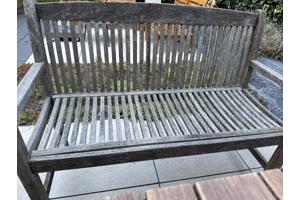 Houten tuinbank