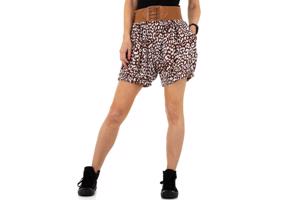 Metrofive korte broek bruin wit M/L