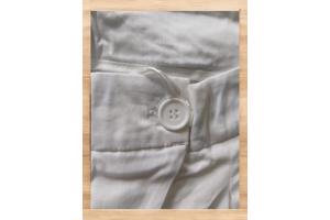 Broek wit met hoge taille L