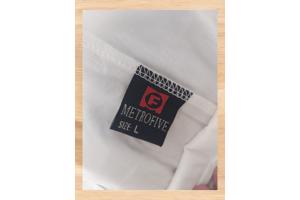 Broek wit met hoge taille L