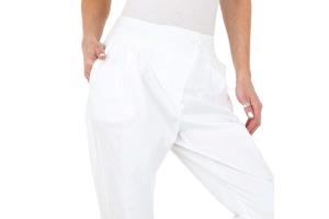 Broek wit met hoge taille L