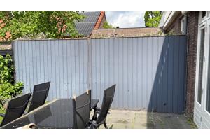 Metalen schutting delen (2 stuks)