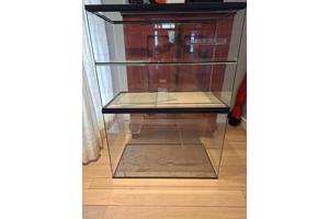 Aquarium en glazen hokken voor knaagdieren of reptielen