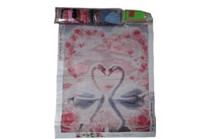 nr 48 Diamond Painting Zwanen 50x40cm (vierkant)