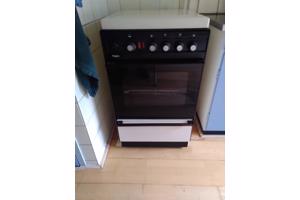 Gasfornuis vierpits met oven