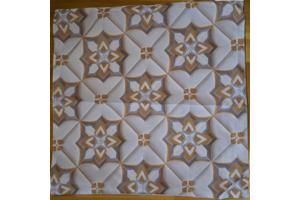 Set van 4 kussenhoezen grijs wit goud 40x40cm