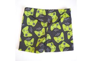 Jongens zwembroek game controller zwart groen 98/104 - 3-4 j