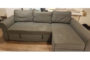 Hoekbank (met slaap functie en opbergen)