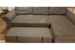 Hoekbank (met slaap functie en opbergen)