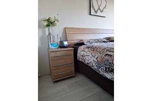 Boxspring Melissa 180x210 cm + Achterwand + 2 Nachtkastjes