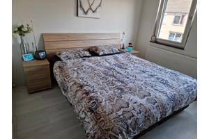 Boxspring Melissa 180x210 cm + Achterwand + 2 Nachtkastjes