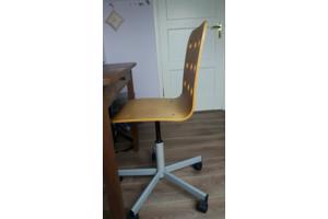 IKEA bureaustoel Jules berken/zilver