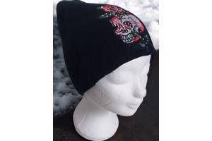 Skull muts roses glitter one size