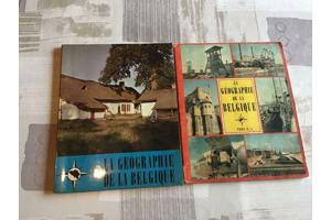 2 BOEKEN;LA GEOGRAPHIE d/L BELGIQUE,2 LIVRES anciens