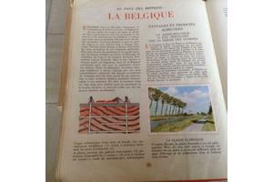 2 BOEKEN;LA GEOGRAPHIE d/L BELGIQUE,2 LIVRES anciens