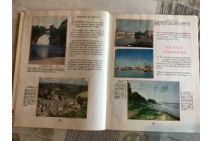 2 BOEKEN;LA GEOGRAPHIE d/L BELGIQUE,2 LIVRES anciens