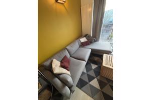 Bank met chaisse longue