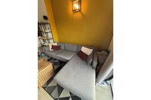 Bank met chaisse longue