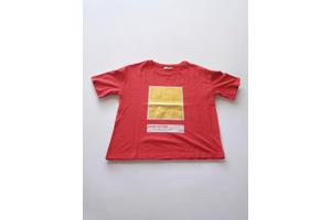 Glo-Story t-shirt Shine all day rood goud S/36