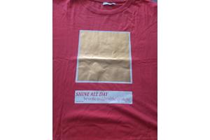 Glo-Story t-shirt Shine all day rood goud S/36