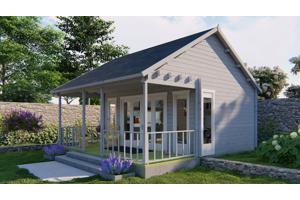 Blokhut - Tuinhuis Olaug | 44 mm | vuren onbehandeld