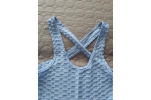 Holala sport / cashual playsuit blauw S/M 36/38