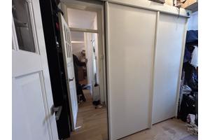 3-deurs kledingkast, hang & planken