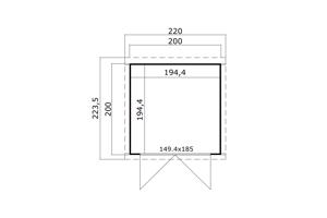 Blokhut Kibo 1 200x200 Onbehandeld vuren