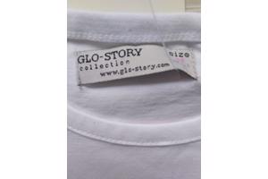 Glo-story t-shirt snoepmachine wit 98