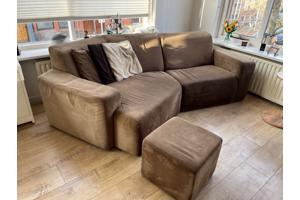 3-4 zitsbank met schuine hoek (Trapezium)