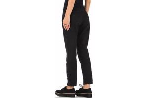 Jeans zwart met sier druk knopen S