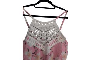 Just me playsuit roze ibiza style one size