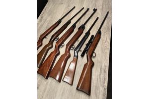 Zes Diana luchtbuksen