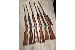 Zes Diana luchtbuksen