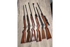 Zes Diana luchtbuksen