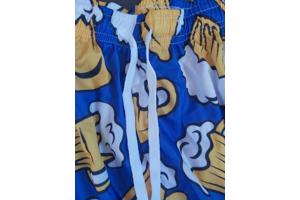 Zwembroek -zwemshort blauw met bier S