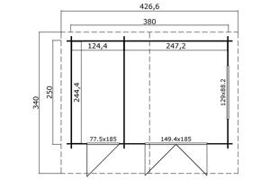 NIEUW Tuinhuis Keila 28