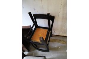 Salontafel en  vintage eethoek