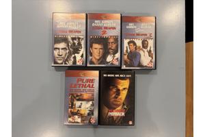 VHS Lethal weapon 1-3  pure lethal payback Mel Gibson