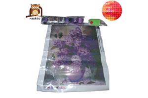 nr 11 Diamond Painting bloemen lila paars 50x40cm (vierkant)