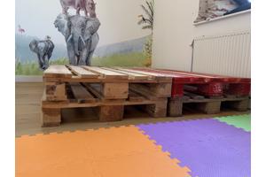 Pallets afmeting 2persoons bed (60 bij 80cm 4x) (120 bij 80cm 4x)