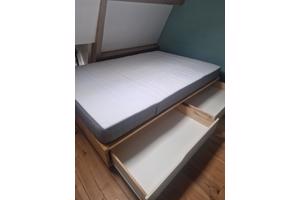 2-persoons Ikea bed met 4 lades 140x200